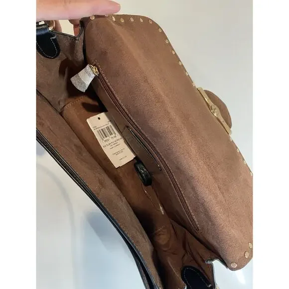 Coach CE563 Morgan Shoulder Bag Crossbody Colorblock Signature With Rivets - Picture 11 of 11